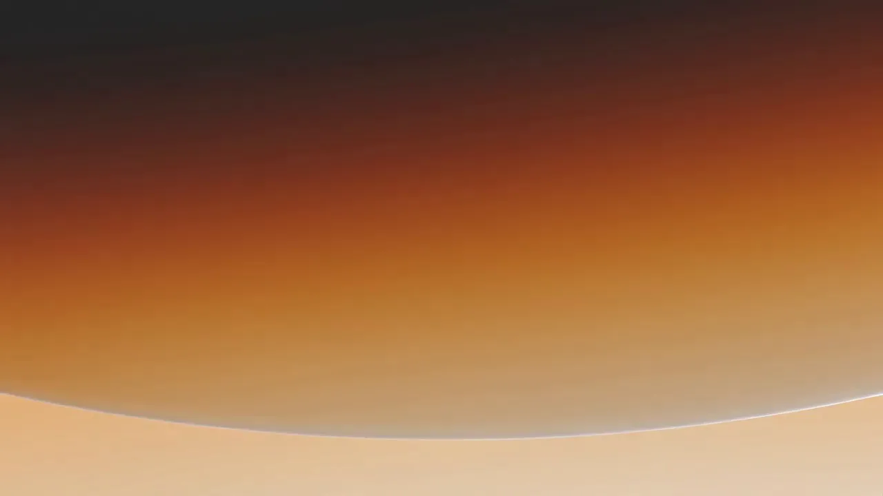 Erstellt mit dem Preset Motion graphics: ein fließender Verlauf für den Kopf einer Seite.